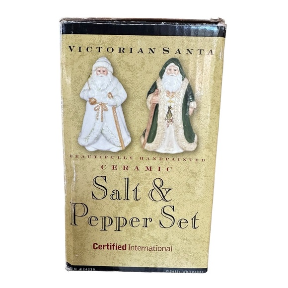 Vintage Victorian Santa Salt and Pepper Shakers Set - Picture 8 of 10